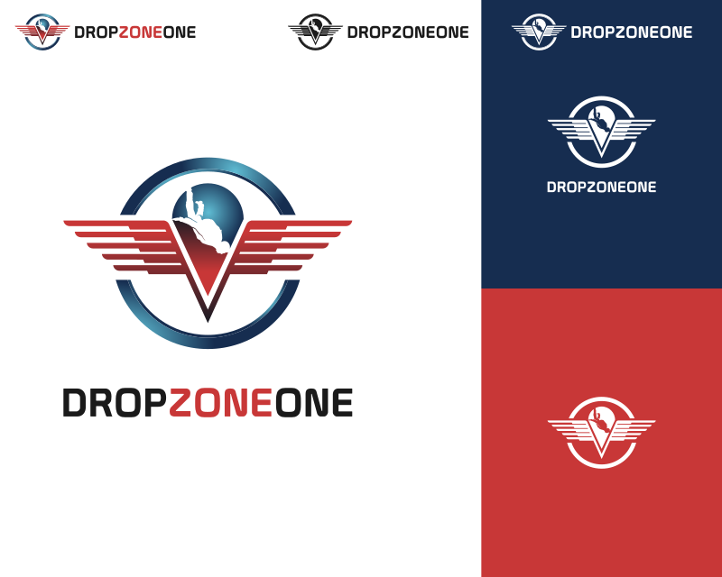 Logo Design entry 2299120 submitted by jump.ant to the Logo Design for The website is dropzoneone.com, I am looking for a Designer that is passionate about their work, this logo means passion to a sport that I love. run by amachin12