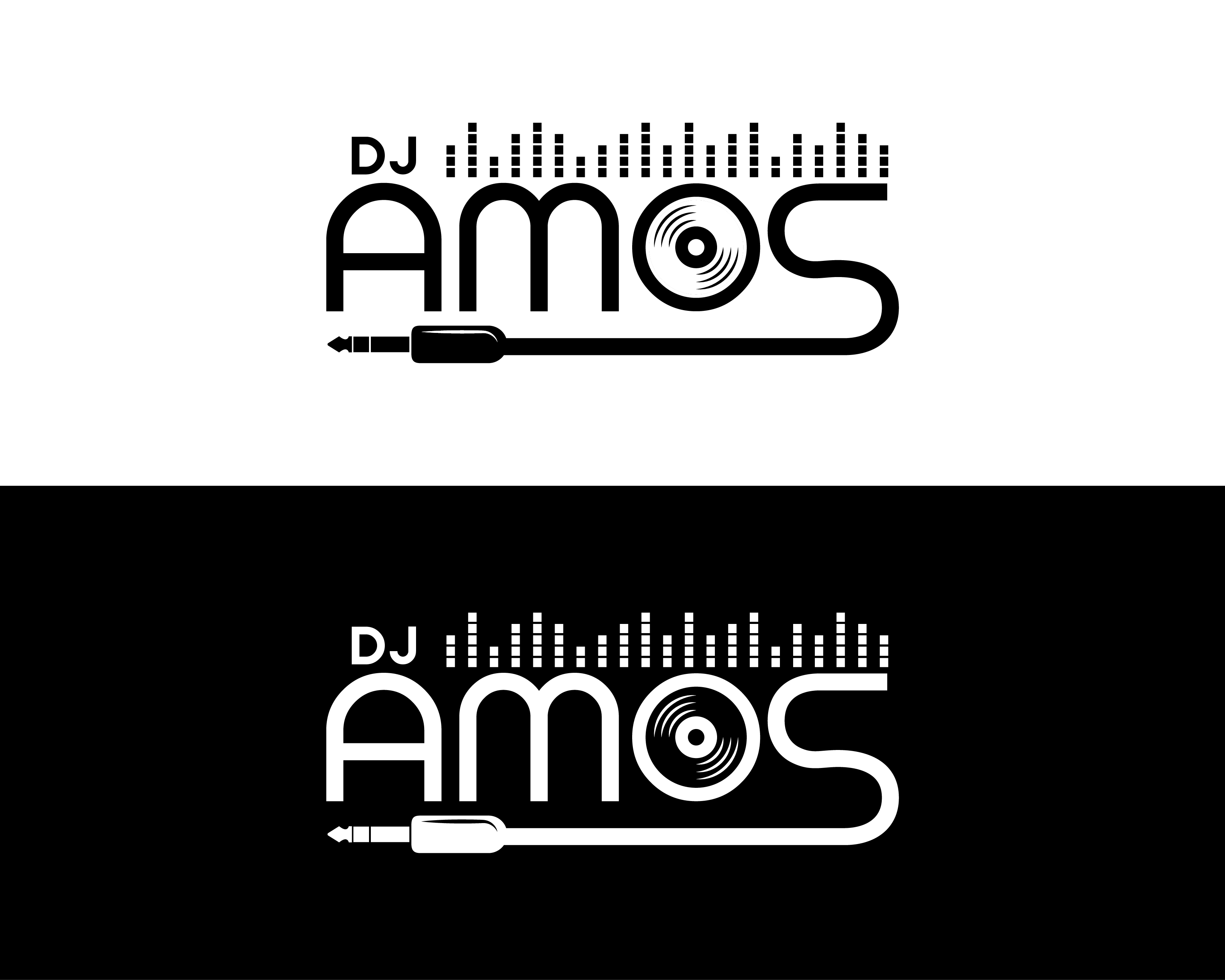 Logo Design entry 2304144 submitted by SplashBucket to the Logo Design for DJ Amos run by amosbeiler