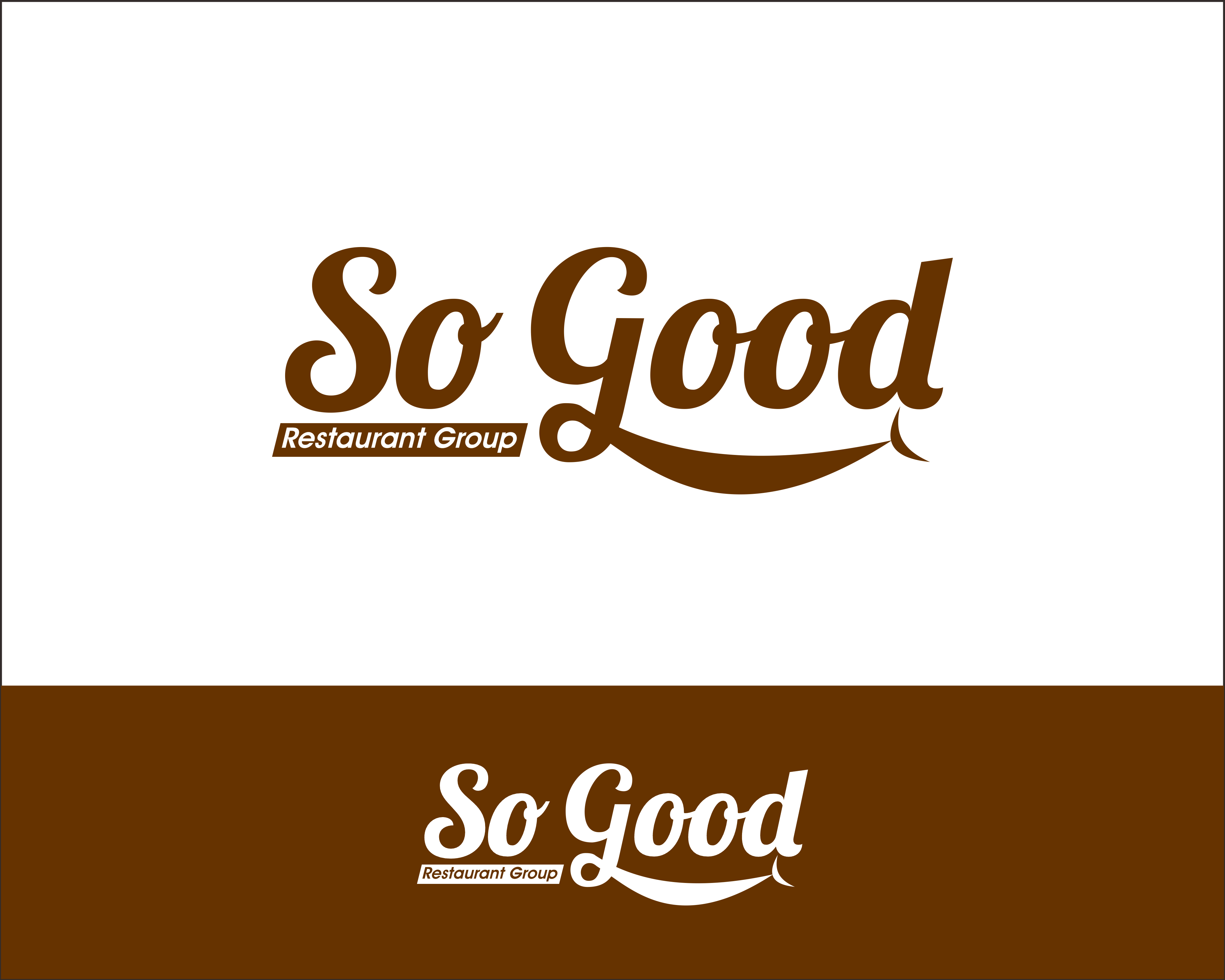 Logo Design Entry 2311344 submitted by Destination to the contest for So Good Restaurant Group run by berober