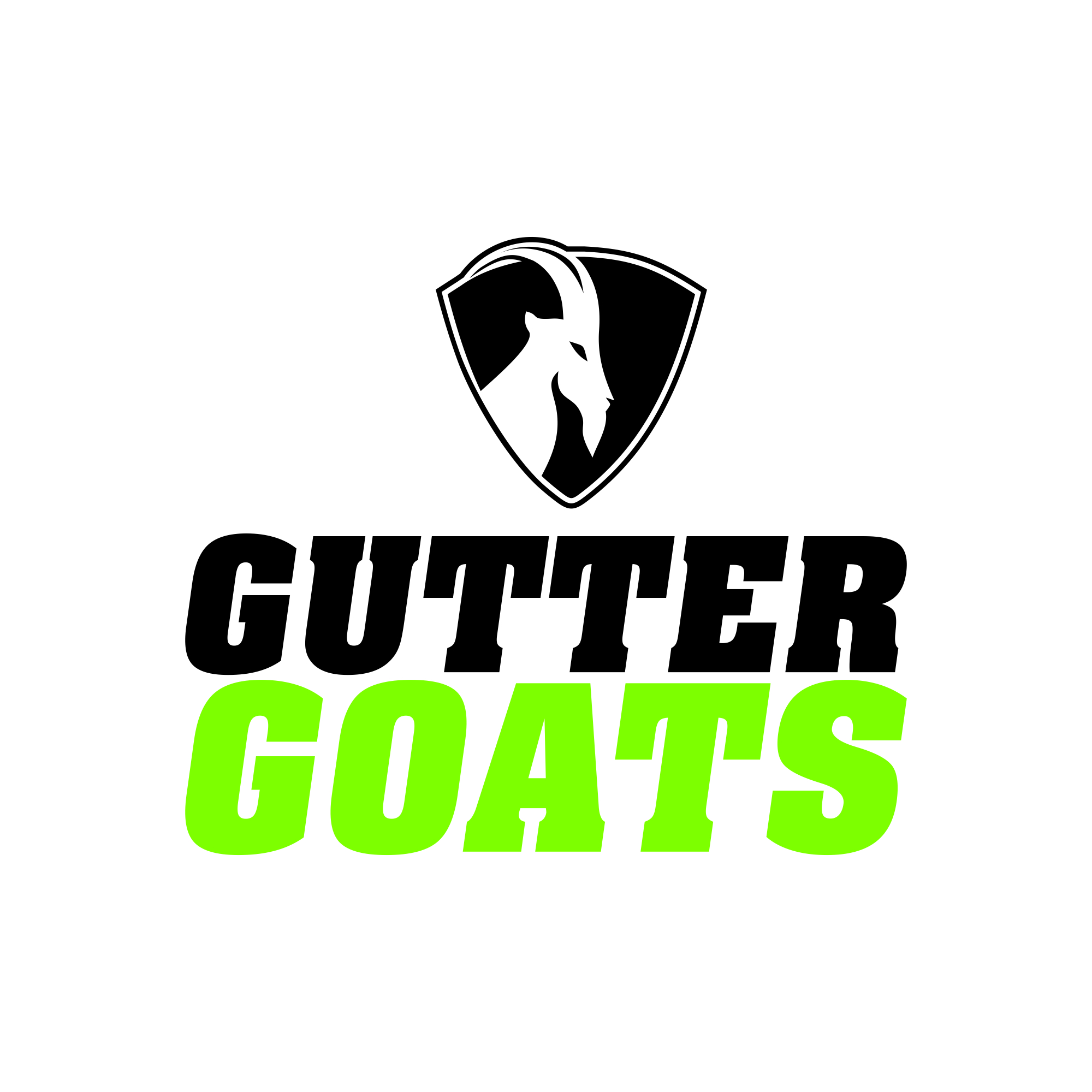 Logo Design Entry 2320028 submitted by Maulana85 to the contest for Gutter Goats run by Huffhuber