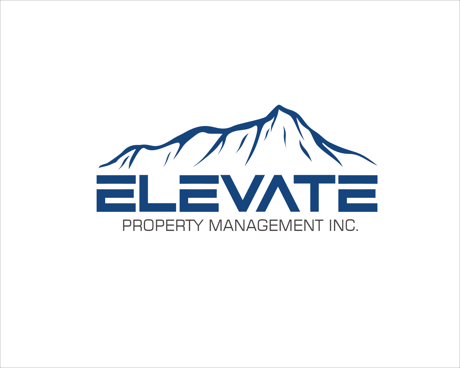 Logo Design Entry 2328086 submitted by kembarloro to the contest for Elevate Property Management Inc. run by crodewald