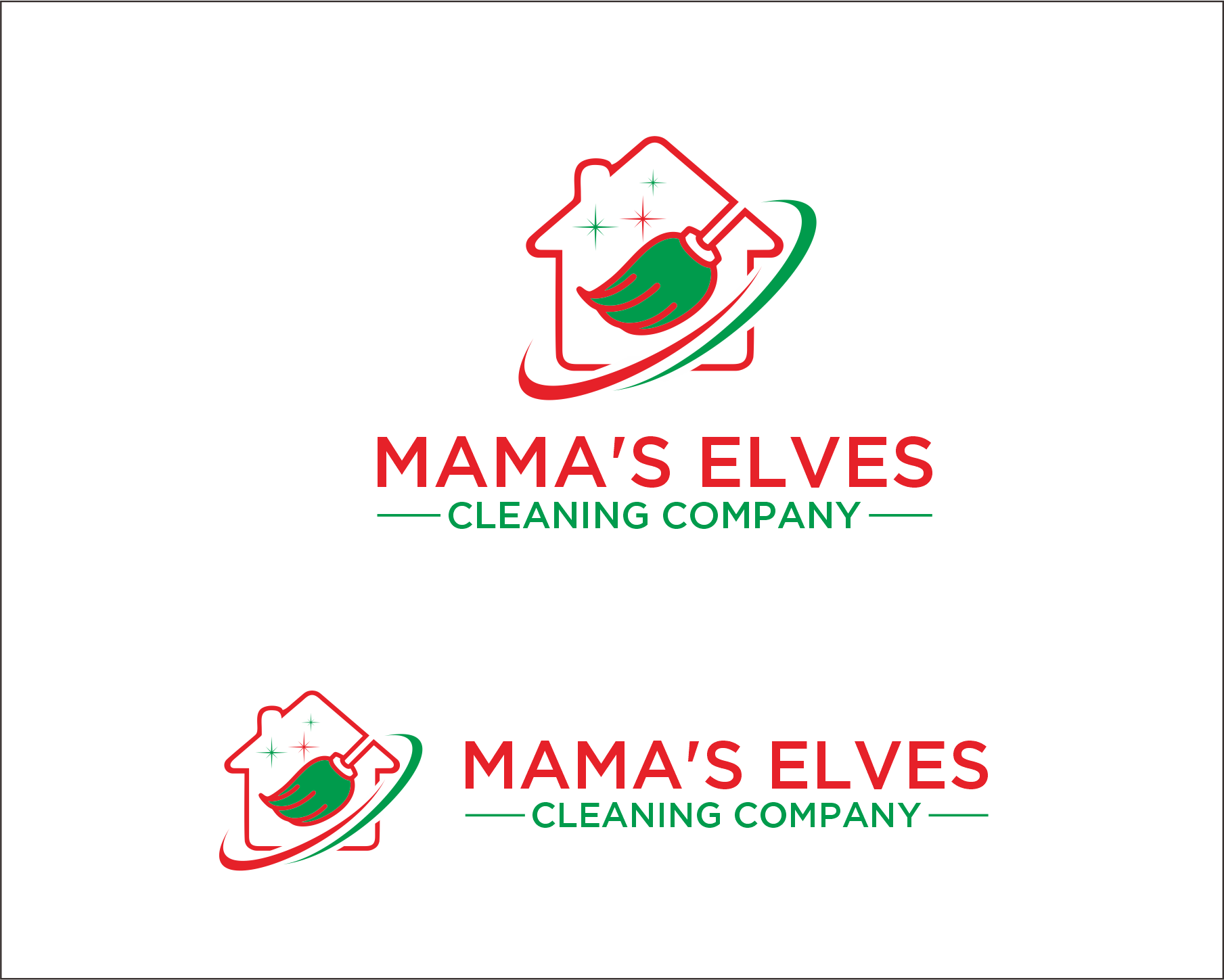 Logo Design Entry 2333999 submitted by warnawarni to the contest for Mama's Elves Cleaning Company run by cjtopolewski