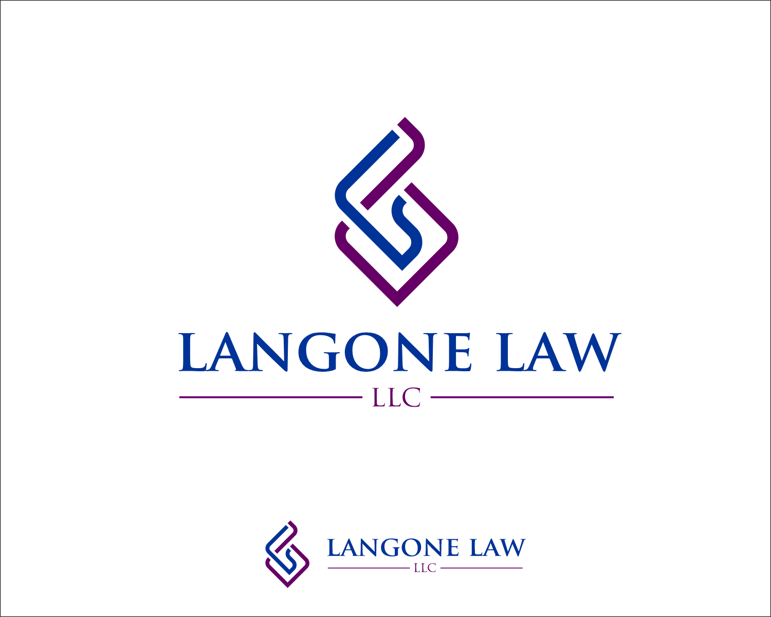 Logo Design Entry 2335302 submitted by warnawarni to the contest for Langone Law LLC run by clangone
