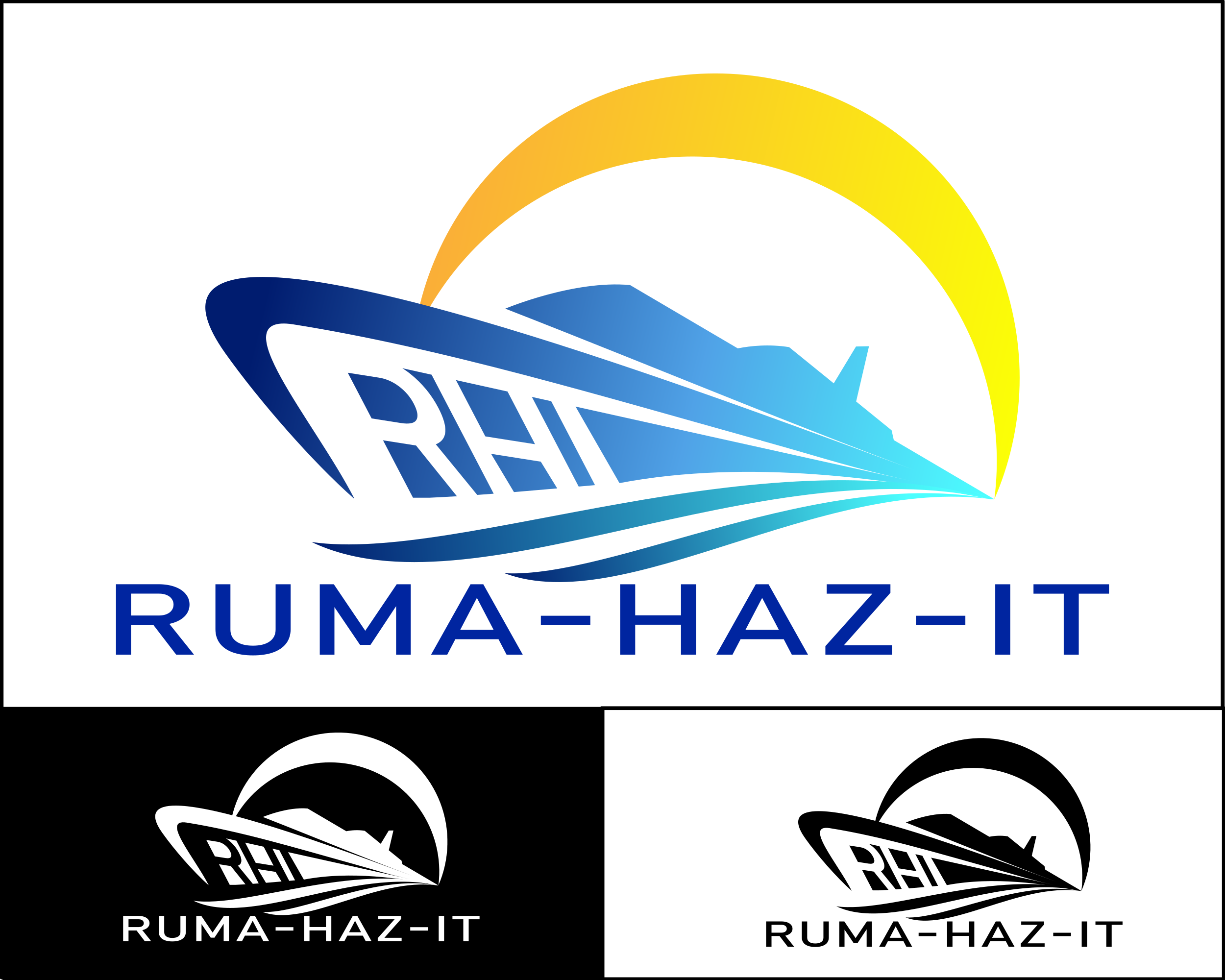 Logo Design entry 2340938 submitted by Kang okim to the Logo Design for RUMA-HAZ-IT run by jasonlamotte