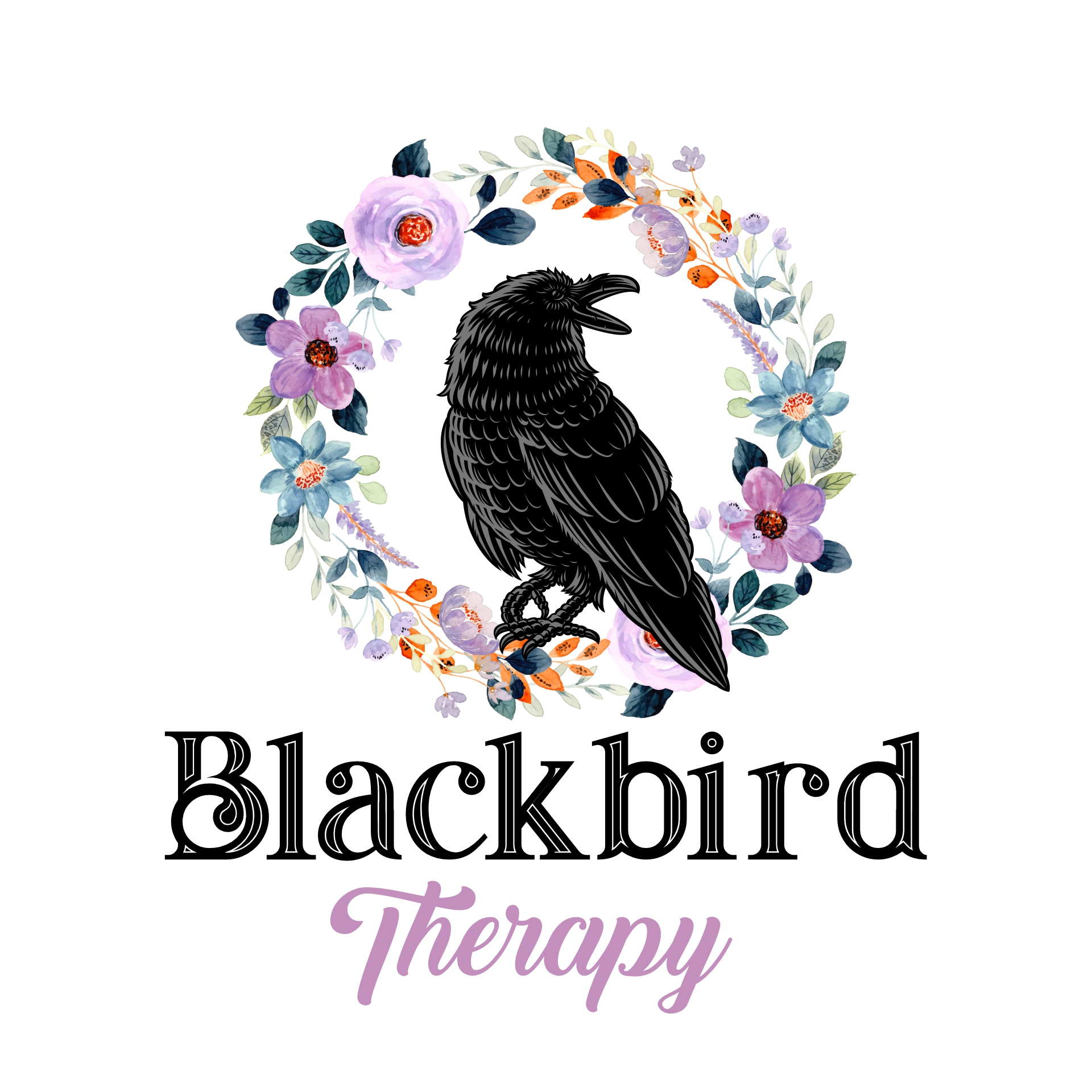 Logo Design Entry 2349490 submitted by scorpionenero to the contest for Blackbird Therapy run by Taratooley