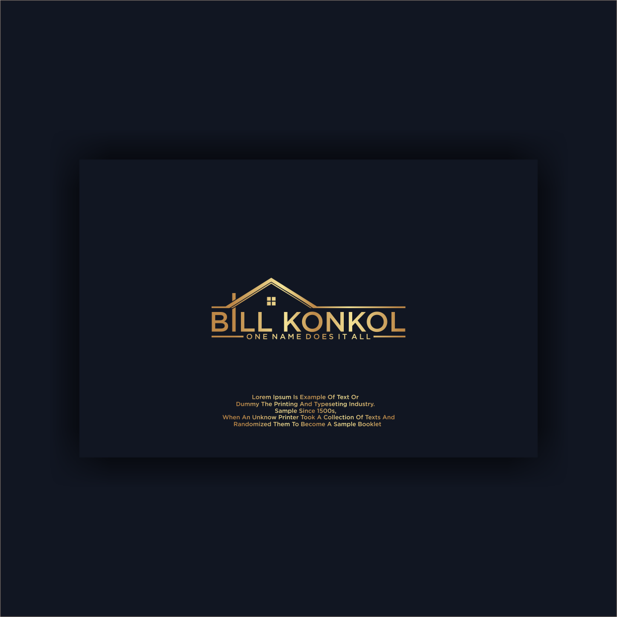 Logo Design entry 2350231 submitted by stArtDesigns to the Logo Design for Bill Konkol run by billko2