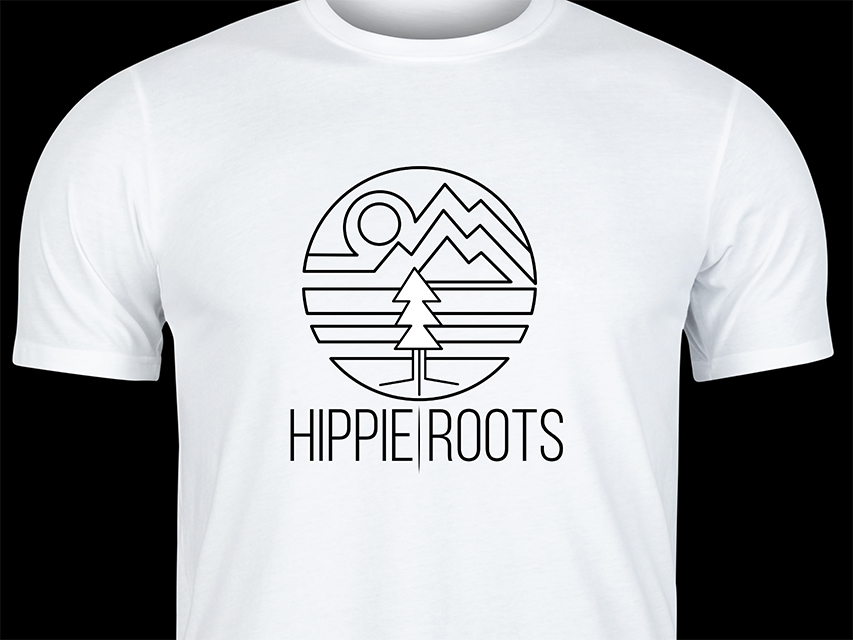 T-Shirt Design Entry 2460591 submitted by Rashed251 to the contest for Hippie Roots run by Green machine 