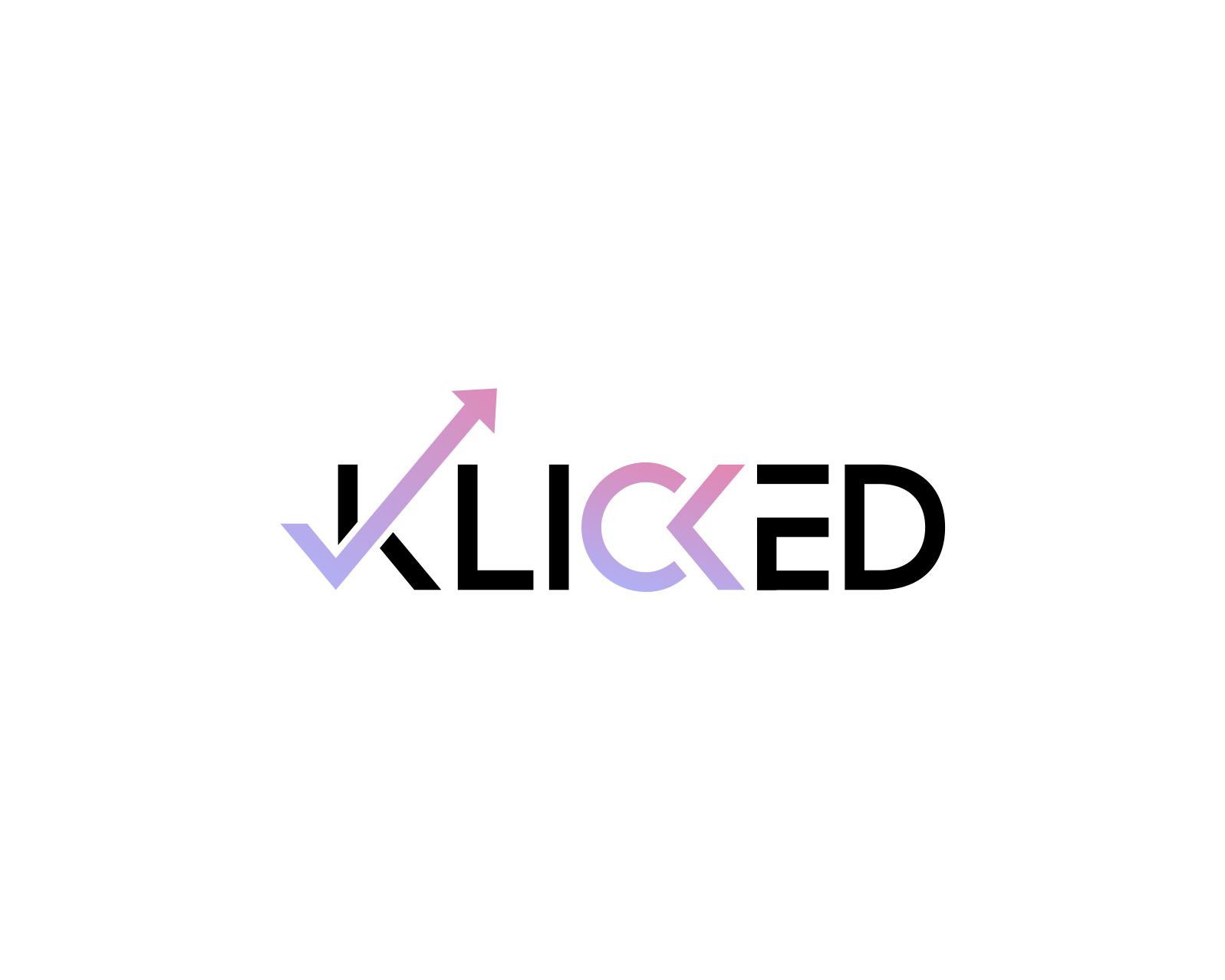 Logo Design Entry 2372690 submitted by boogie woogie to the contest for Klicked (or klicked or KLICKED) run by oscarhoole