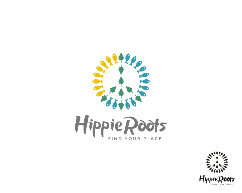 Logo Design Entry 2373814 submitted by tina_t to the contest for Hippie Roots run by Green machine 