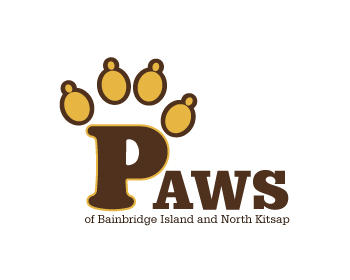 Logo Design Entry 97176 submitted by naropada to the contest for PAWS of Bainbridge Island and North Kitsap run by MarkHufford