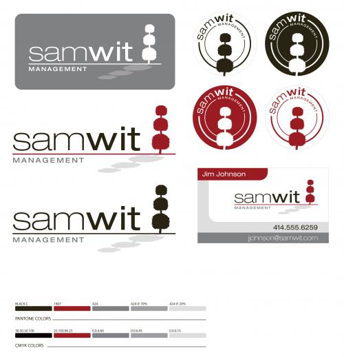 Logo Design entry 19029 submitted by noitcefrep to the Logo Design for Sam Wit Management, Ltd run by ngolos