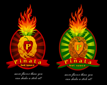 Logo Design entry 111983 submitted by loparka to the Logo Design for Pinata Hot Sauce run by toohotforpants