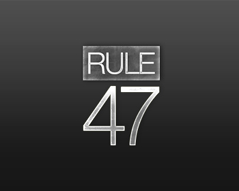 Logo Design Entry 147774 submitted by ajbry to the contest for Rule 47 run by mess53