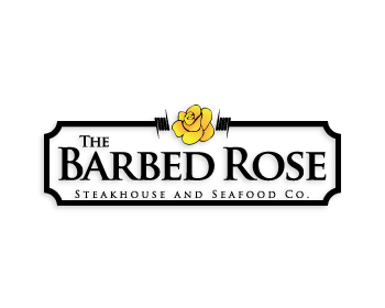 Logo Design entry 155968 submitted by Burky to the Logo Design for The Barbed Rose Steakhouse and Seafood Co. run by Vintage Production Group