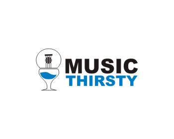 Logo Design Entry 255765 submitted by eclipsart to the contest for www.musicthirsty.com run by rwolf817