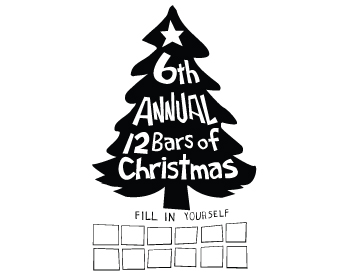 Logo Design entry 271666 submitted by Eric Karl Zimm to the Logo Design for 6th Annual 12 Bars of Christmas run by Kylebolt