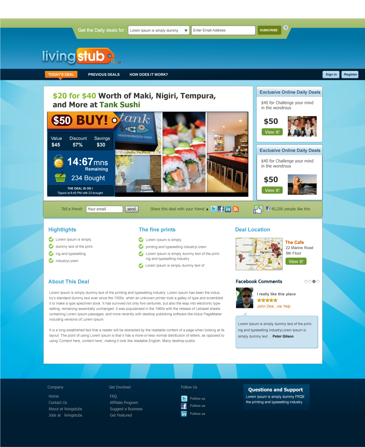 Web Design Entry 299824 submitted by maadezine to the contest for LivingTabs run by woodcabf