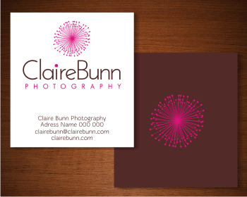 Logo Design entry 198916 submitted by marianaa to the Logo Design for Claire Bunn Photography run by clairebunn