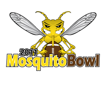 Logo Design Entry 388350 submitted by JINKODESIGNS to the contest for Mosquito Bowl Flag Football Tournament run by chenders