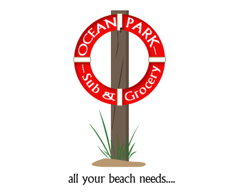 Logo Design entry 502500 submitted by Wolf Hounds Rule to the Logo Design for Ocean Park Sub & Grocery run by quilts