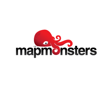 Logo Design entry 518294 submitted by room168 to the Logo Design for Mapmonsters GIS Inc. run by mapmonsters