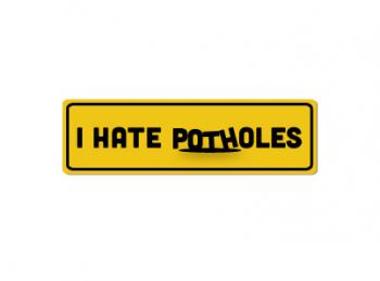 Logo Design entry 525181 submitted by A Fat Dutch to the Logo Design for ihatepotholes.com run by Simpleandclean