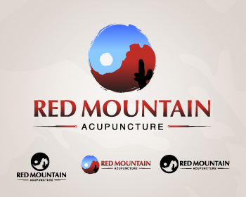 Logo Design entry 549383 submitted by quiksilva to the Logo Design for Red Mountain Acupuncture run by nhebell