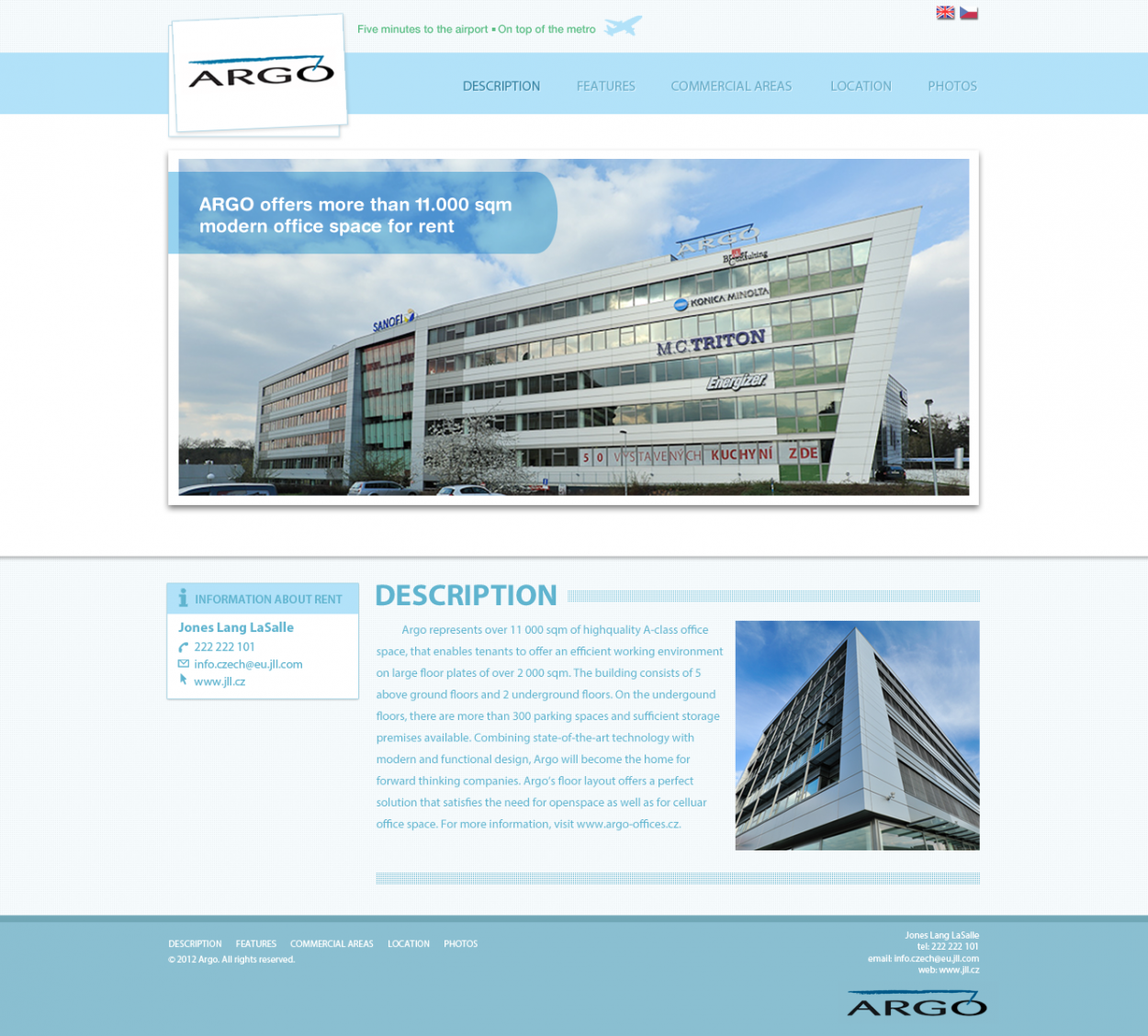 Web Design Entry 582685 submitted by rcae to the contest for Argo offices run by jan_bantip