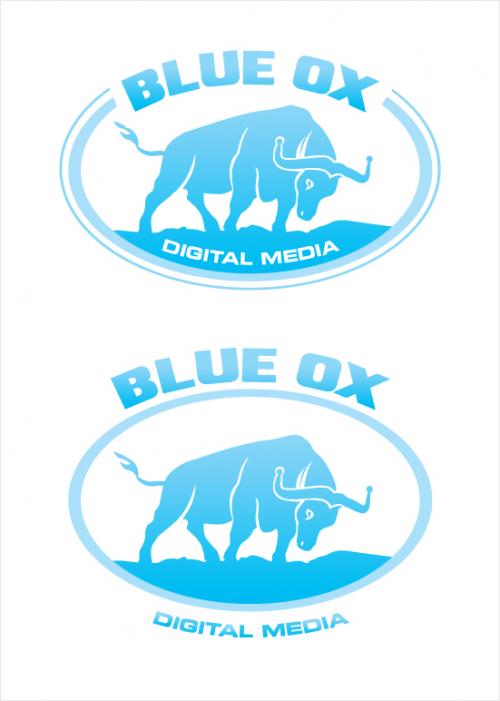 Logo Design entry 35153 submitted by mahmur to the Logo Design for Blue Ox Digital Media 2 run by BrysonExpenseReduction