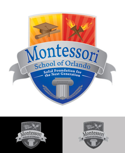 Logo Design entry 44804 submitted by for my King! to the Logo Design for Montessori School of Orlando run by Mary