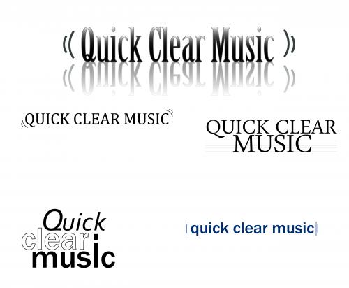 Logo Design Entry 45835 submitted by elandrya to the contest for Quick Clear Music run by bsloan