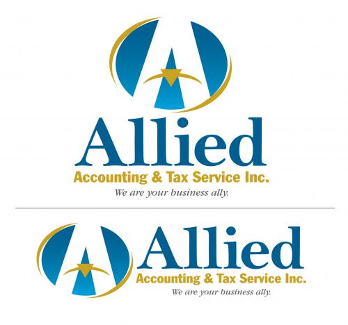 Logo Design entry 45980 submitted by melissamax to the Logo Design for Allied Accounting & Tax Service Inc run by alliedaccounting