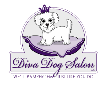 Logo Design Entry 604993 submitted by Eevee to the contest for Diva Dog Salon, llc run by DivaDog