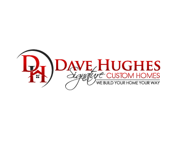 Logo Design entry 606932 submitted by graphic_mj to the Logo Design for Dave Hughes Signature Custom Homes run by ehill654321