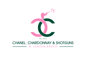 Logo Design entry 699494 submitted by airish.designs to the Logo Design for Chanel, Chardonnay, and Shotguns run by jcollier2211