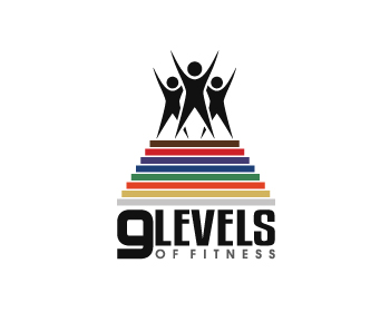 Logo Design entry 734670 submitted by slickrick to the Logo Design for 9 Levels Of Fitness run by DinoNick
