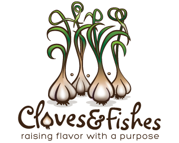 Logo Design entry 766171 submitted by john12343 to the Logo Design for Cloves and Fishes run by Simonsen Farms LLC