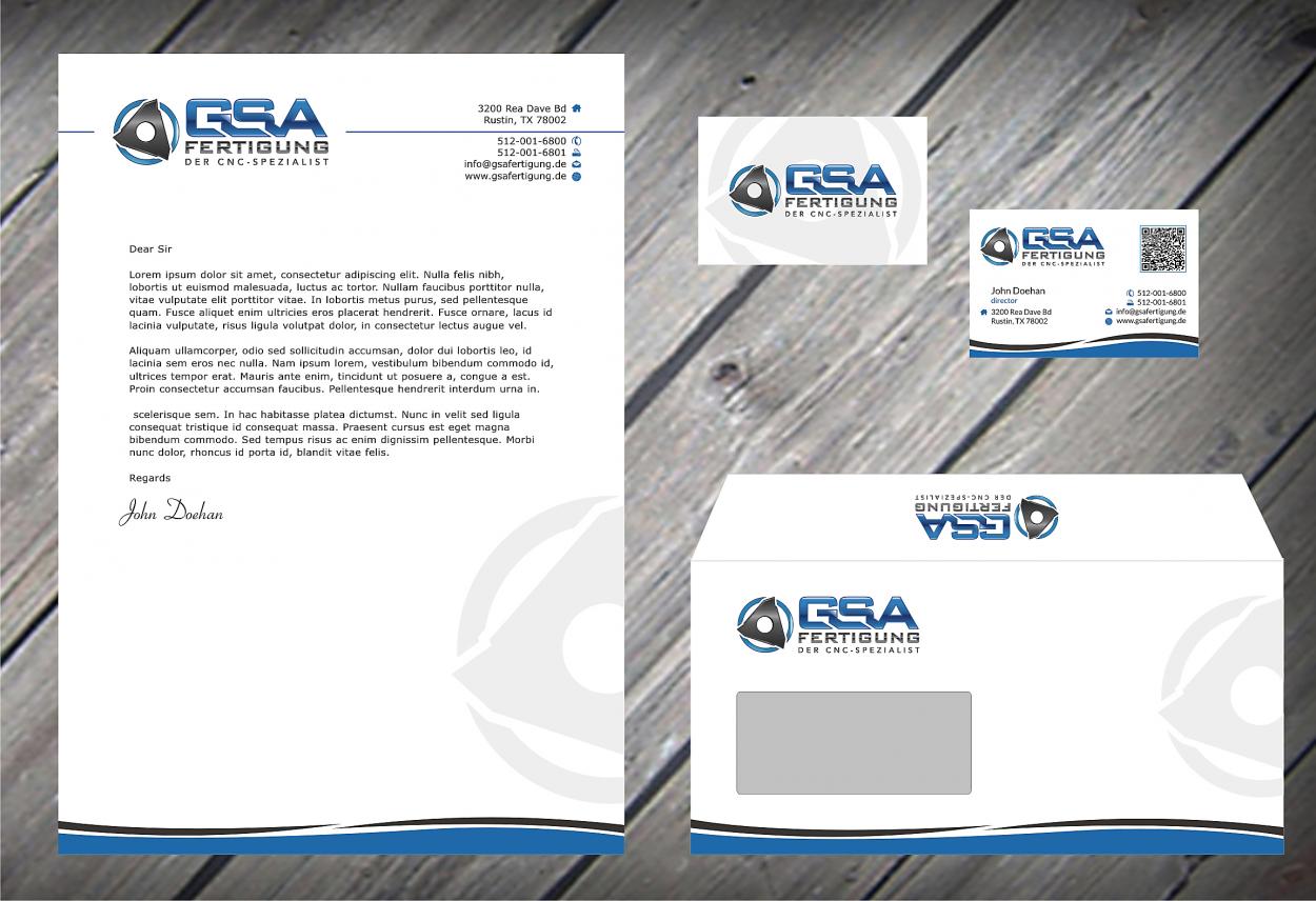 Business Card & Stationery Design entry 772879 submitted by skyford412 to the Business Card & Stationery Design for GSA run by gsafertigung