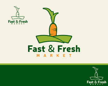 Logo Design Entry 846748 submitted by eShopDesigns to the contest for Fast and Fresh Market run by dtfarris