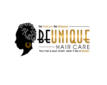 Logo Design entry 876010 submitted by airish.designs to the Logo Design for BeUNIQUE Hair Care run by rajib1981