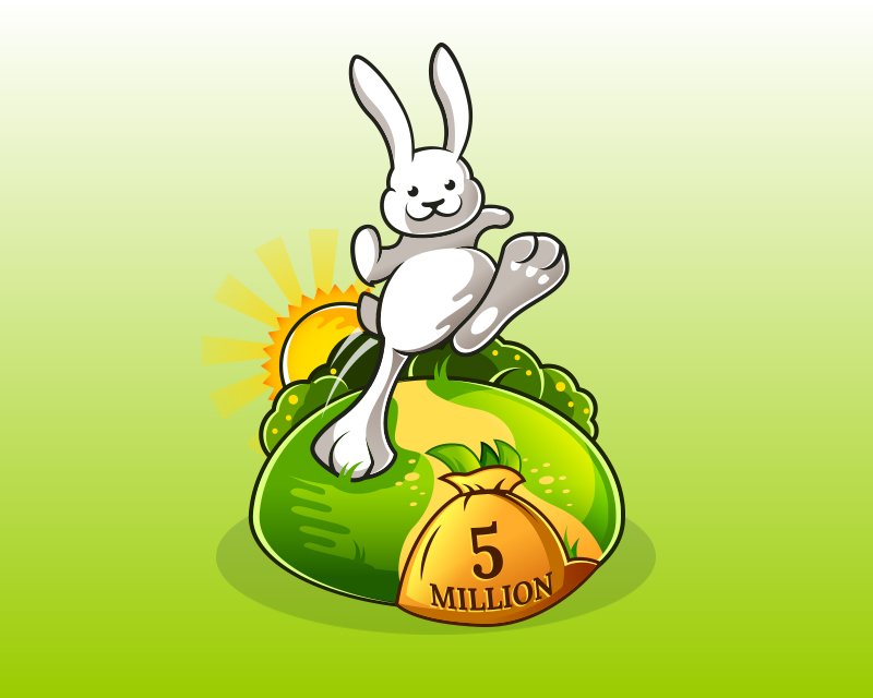 Logo Design Entry 942862 submitted by eniuvo to the contest for Rabbit Trail to 5 Million  run by lptravel