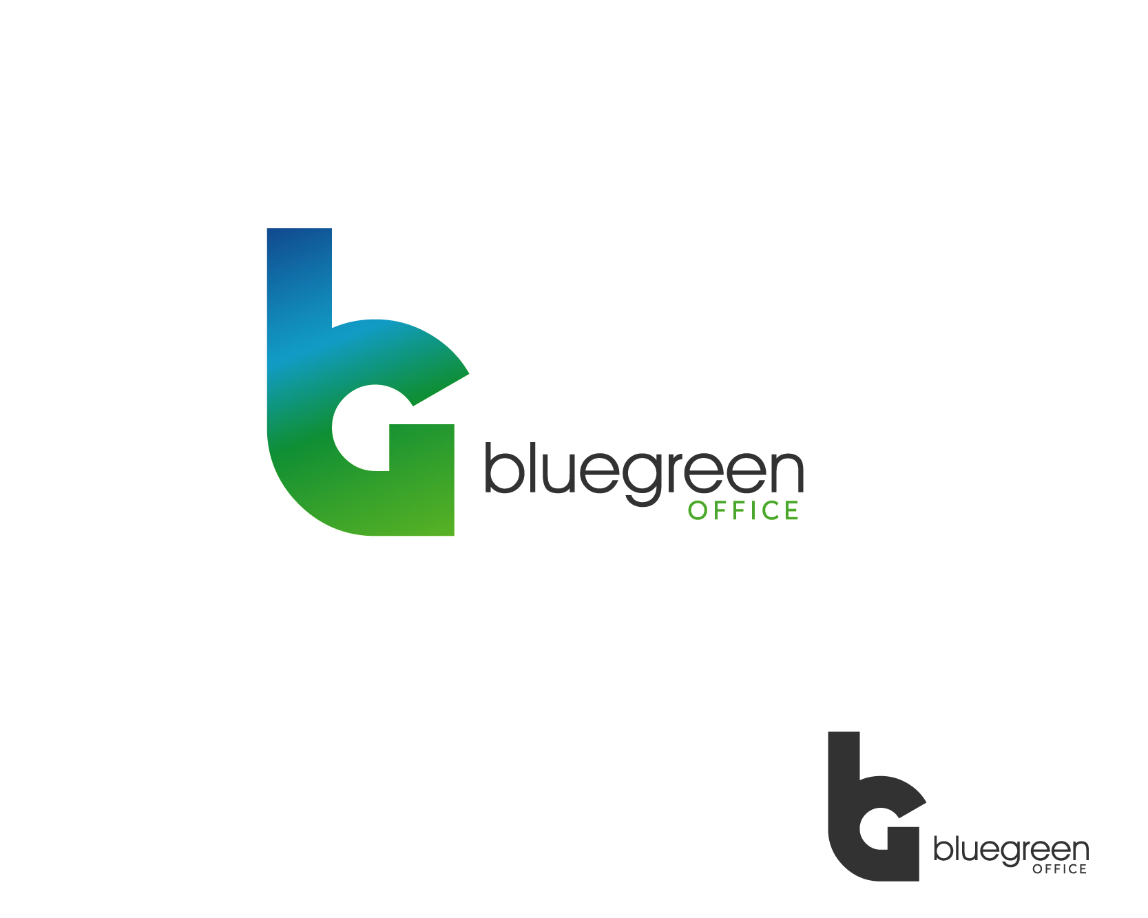 Logo Design Entry 958977 submitted by russianhar3 to the contest for BlueGreen Office run by BGO