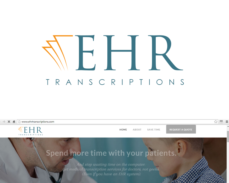 Logo Design entry 974122 submitted by kyleegan to the Logo Design for EHR Transcriptions run by sdt