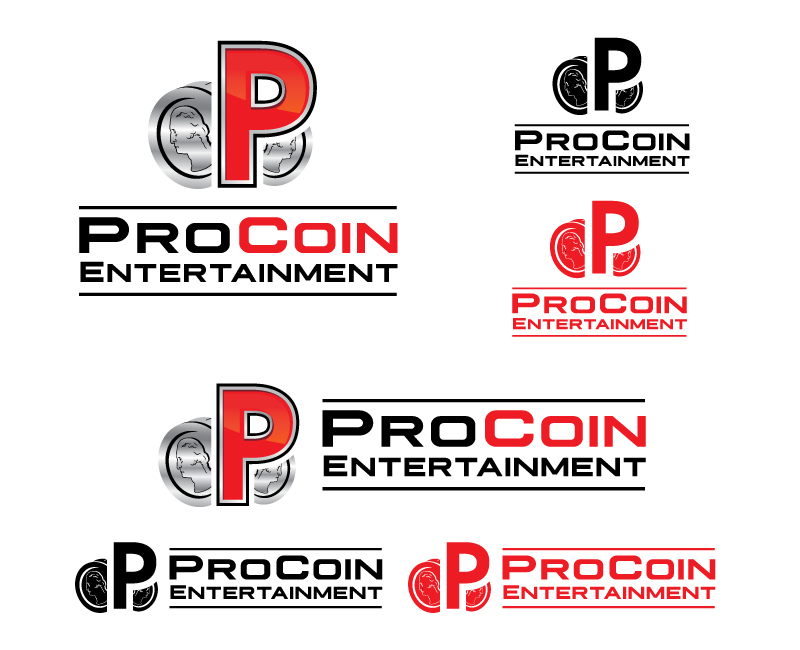 Logo Design entry 974764 submitted by FactoryMinion to the Logo Design for Pro Coin Entertainment run by pcevend