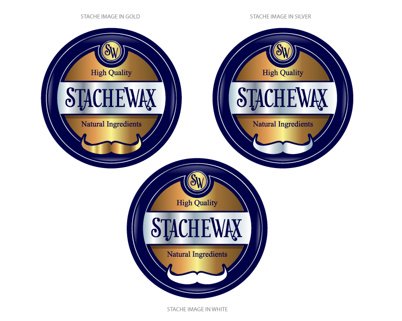 Logo Design entry 978625 submitted by FactoryMinion to the Logo Design for StacheWax (no website yet) run by LBH