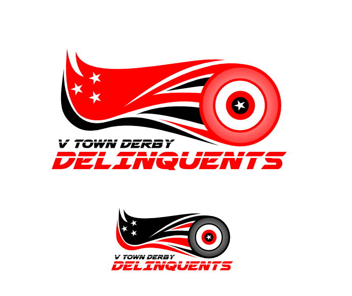 Logo Design entry 990496 submitted by quinlogo to the Logo Design for V Town Derby Delinquents run by sempaidavid