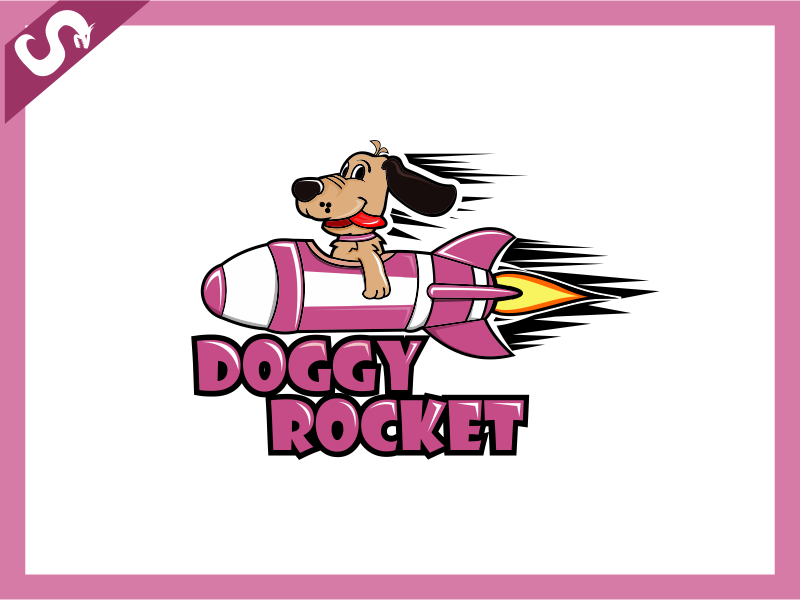 Another design by Salman submitted to the Logo Design for Doggy Rocket by osprey1010