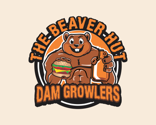 Logo Design entry 1021056 submitted by Salman to the Logo Design for The Beaver Hut / Dam Growlers run by paulpinion