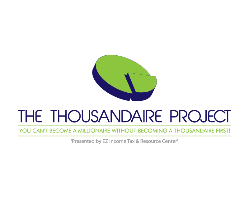 Logo Design Entry 1049927 submitted by ipunkiQ to the contest for The Thousandaire Project run by KatrinaF