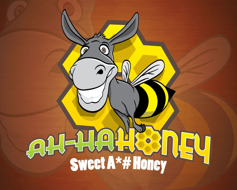 Logo Design entry 1073943 submitted by JINKODESIGNS to the Logo Design for Ah - Ha Honey run by honeybiz